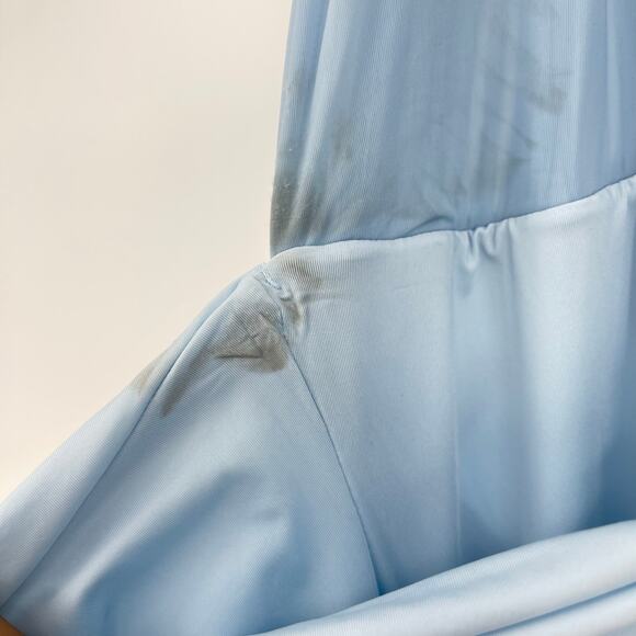 Maygel Coronel | Villadiego Dress in Arctic Powder Blue Maxi Rosettes One Size - Picture 10 of 16